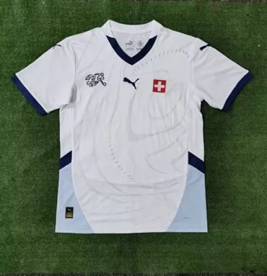 2024 Svizzera - Divisa da trasferta - Maglia UEFA Euro - Calcio