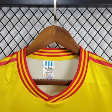 1990 Colombia Home Retro Kit Football