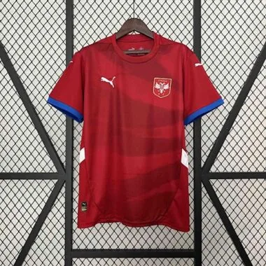 2024 Serbia Home Kit UEFA Euro Shirt Soccer Jerseys Yupoo