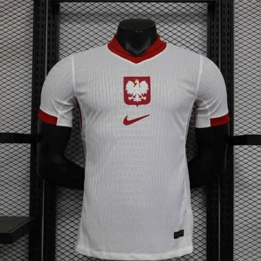 2024 Poland Home Kit Player Version UEFA Euro Shirt Soccer Jerseys Yupoo