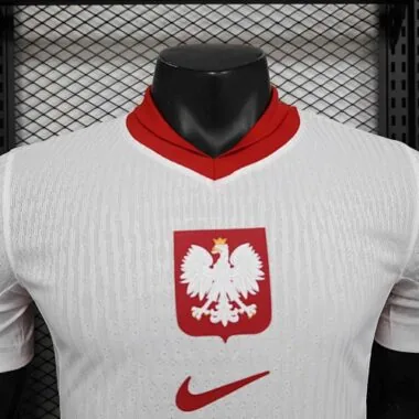 2024 Polen thuistenue spelersversie UEFA Euro-shirt voetbalshirts