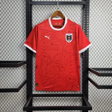 2024 Austria Home Kit UEFA Euro Shirt Football Replicas Yupoo
