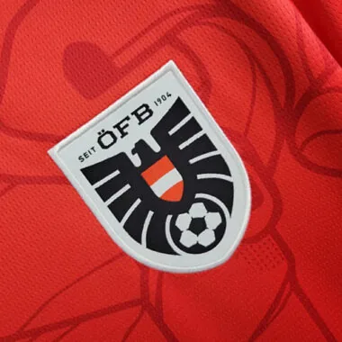 2024 Austria Home Kit UEFA Euro Shirt Football