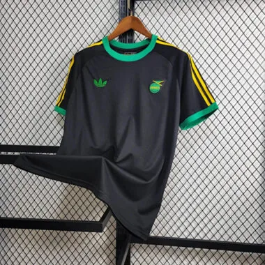 2024 Jamaica Training Kit Black Shirt Best Jerseys