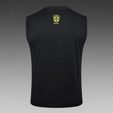 2024 Brazil Christ the Redeemer Grey Vest Kit Soccer