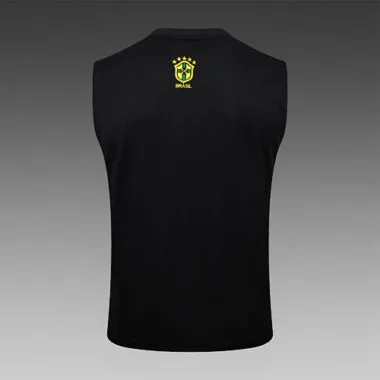 2024 Brazil Christ the Redeemer Green Vest Kit Soccer