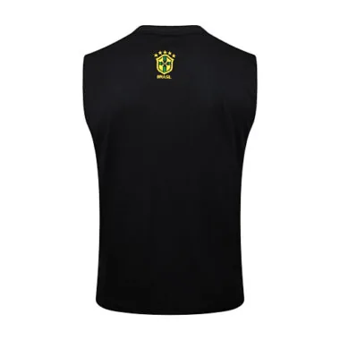 2024 Brazil Christ the Redeemer Green Vest Kit Soccer