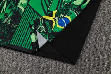 2024 Brazil Christ the Redeemer Green Vest Kit Soccer