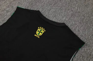 2024 Brazil Christ the Redeemer Green Vest Kit Soccer