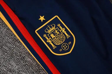 2026 Spain Blue Training Kids Kit Soccer T-Shirt