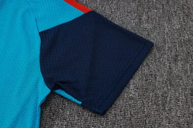 2026 Spain Blue Training Kids Kit Soccer T-Shirt