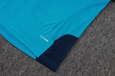 2026 Spain Blue Training Kids Kit Soccer T-Shirt