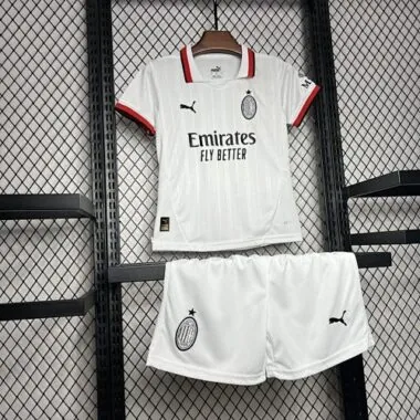 24-25 AC Milan Away Kid Kits Youth Apparels Football