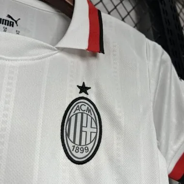 24-25 AC Milan Away Kid Kits Youth Apparels Football