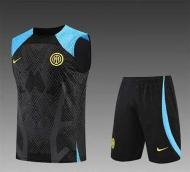 22-23 Inter Milan vest training suit kit Black