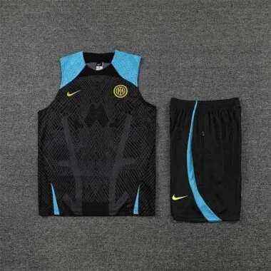 22-23 Inter Milan vest training suit kit Black