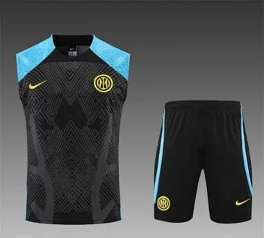 22-23 Inter Milan vest training suit kit Black