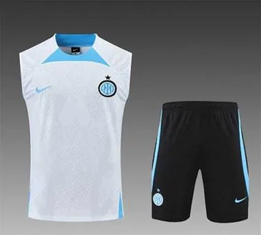 22-23 Inter Milan vest training suit kit White