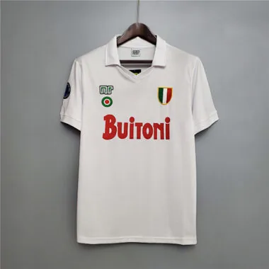 87-88 Napoli away white