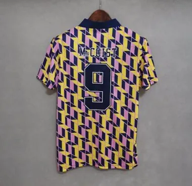 88-89 Scotland third away soccer jersey