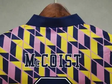88-89 Scotland third away soccer jersey