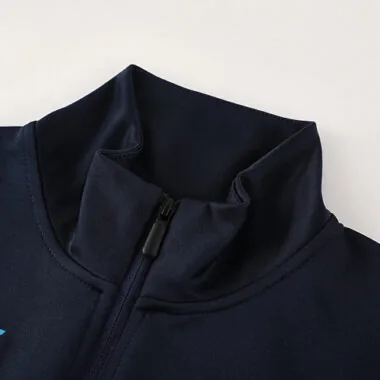 24-25 Napoli Navy&amp;Green Football Tracksuit Long Jacket Suits