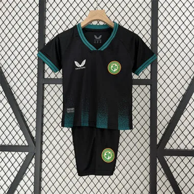 2023 Ireland third black kid kit Best Soccer Jersey