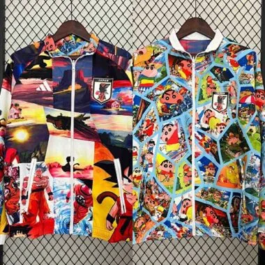2024 Japan Trench Coat Reversible Windbreaker Double-Sides Jacket Soccer AAAAJersey Yupoo