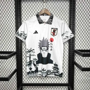 2024 Japan Naruto Akatsuki Anime White Special Edition Soccer Uniform AAAAJersey Dropshiping Yupoo