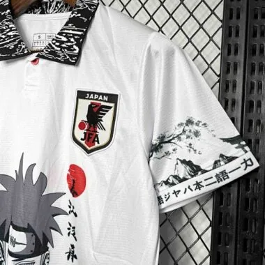 2024 Japan Naruto Akatsuki Anime White Special Edition Soccer Uniform