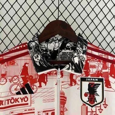 2024 Japan Reversible Windbreaker Gray&Red Special Edition Style Double-Sides Jacket For Sale