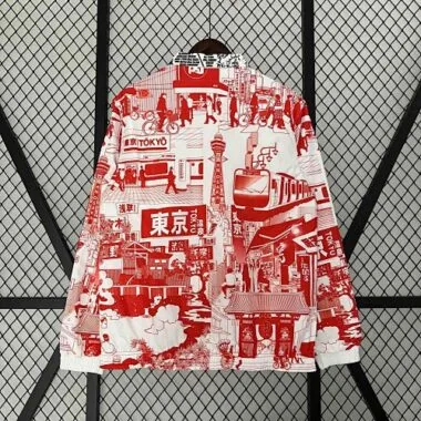 2024 Japan Reversible Windbreaker Gray&Red Special Edition Style Double-Sides Jacket For Sale