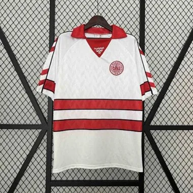 1988 Denmark Away Retro Kit Vintage Shirt