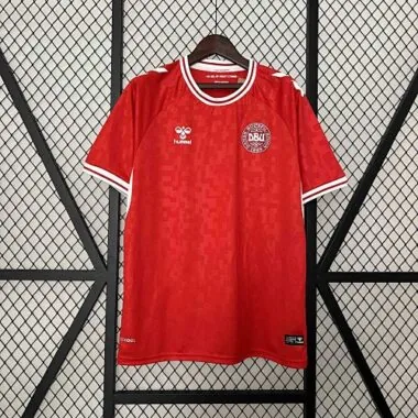2024 Denmark Home Kit UEFA Euro Shirt Football