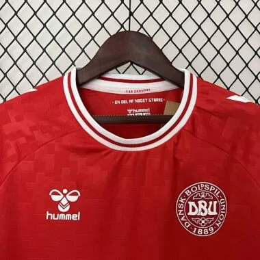 2024 Denmark Home Kit UEFA Euro Shirt Football