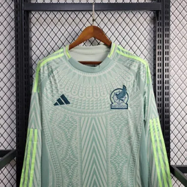 2024 Mexico Away Kit Long Sleeve Shirt Football