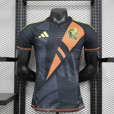 2024 Mexico Goalkeeper Black Kit Player Version Shirt Football Replicas Yupoo