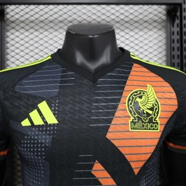 2024 Mexico Goalkeeper Black Kit Player Version Shirt Football