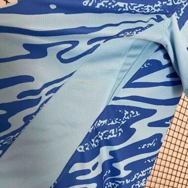 2024 Portugal Blauw Keepersuitrusting Sport