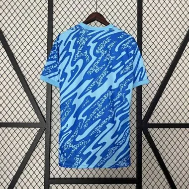 2024 Portugal Blauw Keepersuitrusting Sport