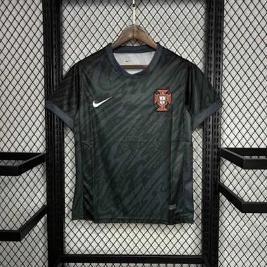 2024 Portugal Goalkeeper Black Kit UEFA Euro 2024 Soccer Uniform AAAAJersey Dropshiping Yupoo