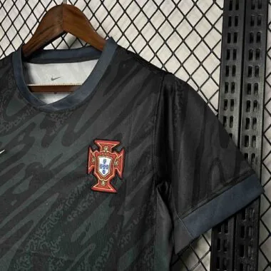 2024 Portugal Doelman Zwart Tenue UEFA Euro 2024 Voetbaltenue
