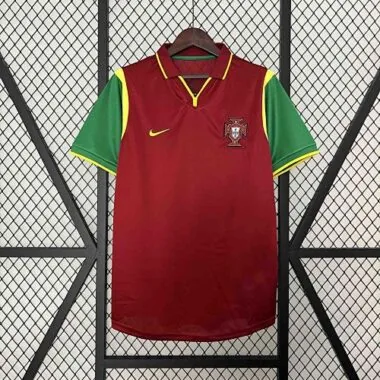 1999 Portugal Home Retro Kit Vintage Shirt Best Wholesale Yupoo