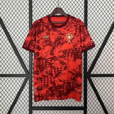 2024 Portugal Training Kit Red UEFA Euro Shirt Football AAAAJersey Supplier