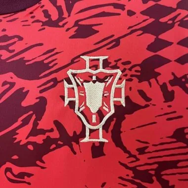 2024 Portugal Training Kit Red UEFA Euro Shirt Football