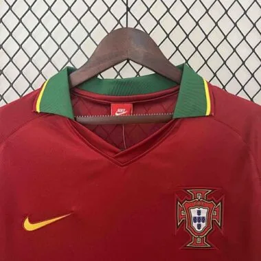 97-98 Portugal Home Retro Kit Vintage Shirt Football