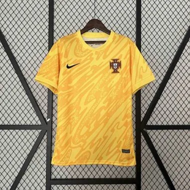 2024 Portugal Goalkeeper Yellow Kit UEFA Euro Football Replicas Yupoo