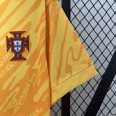 2024 Portugal Goalkeeper Yellow Kit UEFA Euro Football