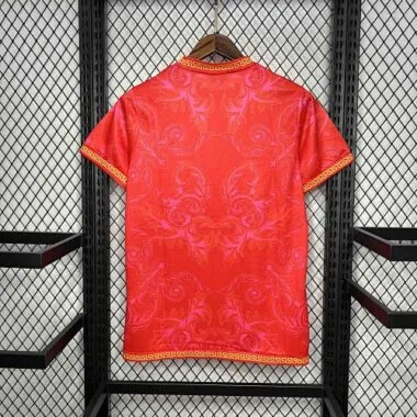 2022 Italy Versace Special Edition Red Kit Football Uniform