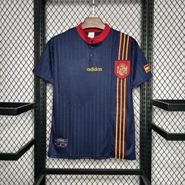 1996 Spain Away Retro Kit Vintage Shirt Sport AAAAJersey Yupoo